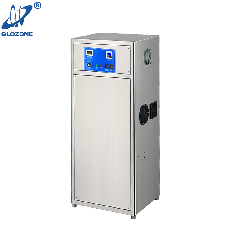 Generador de ozono de enfriamiento de agua de fuente de aire para tratamiento de aguas residuales 80 G